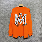 Amiri long sleeve shirts mottled spider printing