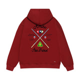 Amiri hoodie billiard cue country print