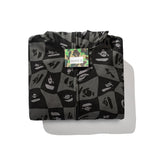 Bathing Ape Hoodie Autumn and Winter Ape Shaped Checkered Shark Cardigan Zipper Sweater Jacket