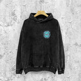 Amiri washed hoodie colorful sun washed distressed printing