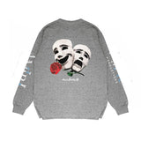 Amiri long sleeve shirts double-sided rose printing
