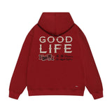Amiri hoodie with distressed text printing