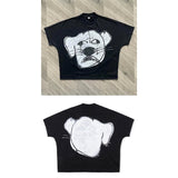 Street Unisex T-shirt Puppy Cartoon Pattern