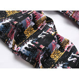 Mens Fashion Jeans Street mosaic 8836#