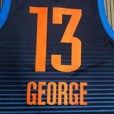 NBA Jerseys Thunder, Blue Stripe 13, George