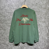 Amiri long sleeve shirts mottled pegasus printing