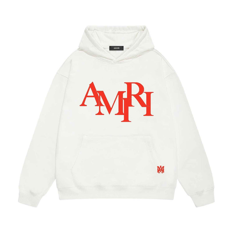 Amiri hoodie with gap superimposed letter foam printing