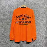 Amiri long sleeve shirts la limited art word printing