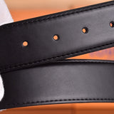 Amiri Belt Black plain texture