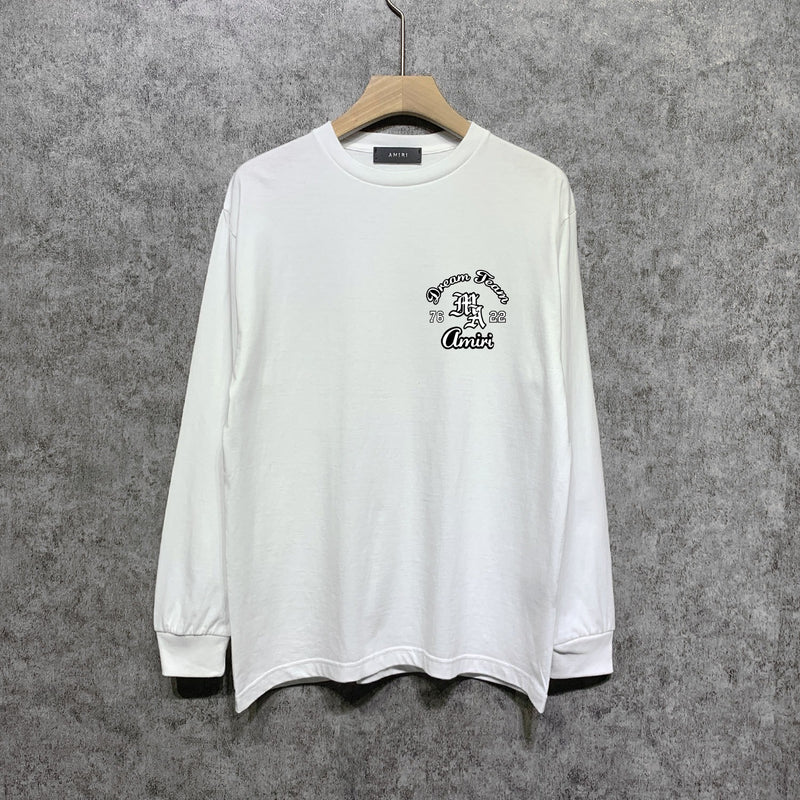Amiri long sleeve shirts new arrivalletter logoprinting
