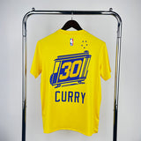 NBA Jerseys Warrior, Tram Yellow, Curry 30, Quick Dry Short Sleeves