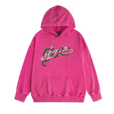 Amiri washed hoodie ye manletter washed distressed printing