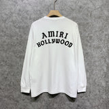 Amiri long sleeve shirts hollywood pure letterprinting