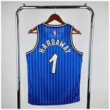 NBA Jerseys Season 19, Magic, Retro, Striped Blue No. 1, Hardaway