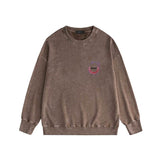 Amiri washed sweatshirt splattered color ring printing washed and distressed