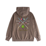 Amiri washed hoodie billiard cue washed distressed printing