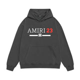Amiri hoodie red font printing