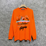 Amiri long sleeve shirts hollywood rainbow printing