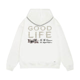 Amiri hoodie with distressed text printing