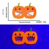 Halloween glasses Neon Glow Halloween Glasses – Pumpkin & Ghost Frame