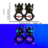 Halloween glasses Neon Glow Halloween Glasses – Pumpkin & Ghost Frame