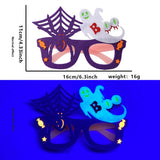 Halloween glasses Neon Glow Halloween Glasses – Pumpkin & Ghost Frame