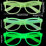 Themed Party Supplies Rain Curtain Banner Table Skirt Party Decoration Backdrop with Neon Glow Glasses Set