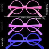 Themed Party Supplies Rain Curtain Banner Table Skirt Party Decoration Backdrop with Neon Glow Glasses Set