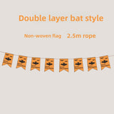 Halloween flag hanging ornaments Non-woven Fabric Letter Halloween Banner – Party & Bar Decoration
