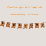 Halloween flag hanging ornaments Non-woven Fabric Letter Halloween Banner – Party & Bar Decoration