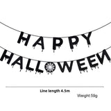 Halloween flag hanging ornaments Halloween Non-Woven Fabric Banner Decoration