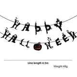 Halloween flag hanging ornaments Halloween Non-Woven Fabric Banner Decoration