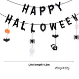 Halloween flag hanging ornaments Halloween Non-Woven Fabric Banner Decoration