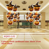Halloween flag hanging ornaments Halloween Pumpkin Hanging Decorations