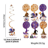 Halloween flag hanging ornaments Halloween Cartoon Spiral Hanging Decorations