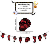 Halloween flag hanging ornaments Halloween Paper Banner – Spooky Party & Haunted House Decoration