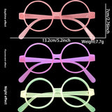 Themed Party Supplies Neon Theme Party Glasses – Glowing PET Eyewear for Bar, KTV, and Dance Events