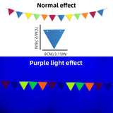 Themed Party Supplies Glowing HAPPY BIRTHDAY Felt Banner – Party Garland Decoration