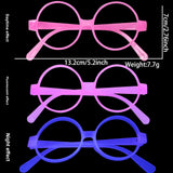 Themed Party Supplies Neon Theme Party Glasses – Glowing PET Eyewear for Bar, KTV, and Dance Events