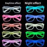 Halloween glasses Glow-in-the-Dark Glasses – Neon Party Decoration for KTV & Concerts
