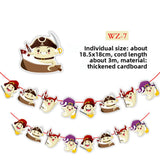 Halloween flag hanging ornaments Simple Cartoon Decorative Banner – Halloween Shop & Corridor Decoration