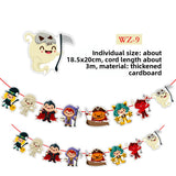 Halloween flag hanging ornaments Simple Cartoon Decorative Banner – Halloween Shop & Corridor Decoration