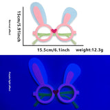 Themed Party Supplies Neon Theme Party Felt Glasses – Kids Birthday Photo Props