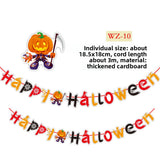 Halloween flag hanging ornaments Simple Cartoon Decorative Banner – Halloween Shop & Corridor Decoration
