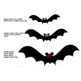 Halloween flag hanging ornaments  Halloween Felt Bat Hanging Decoration – Spooky Party Decor