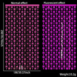 Themed Party  Supplies Fluorescent Macaron Bow Fringe Curtain