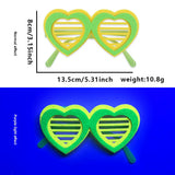 Themed Party Supplies Neon Theme Party Felt Glasses – Kids Birthday Photo Props