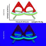 Themed Party Supplies Neon Theme Party Felt Glasses – Kids Birthday Photo Props