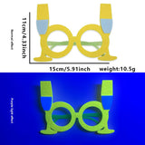 Themed Party Supplies Neon Theme Party Felt Glasses – Kids Birthday Photo Props