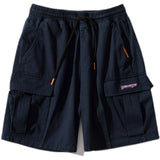 Men Shorts Men's Clothes Summer Wear Retro Men's Shorts Casual Loose Two-Bag Workwear Straight Shorts